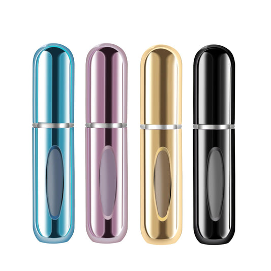 Mini Refillable Perfume Portable Atomizer Bottle Refillable Perfume Spray, Refill Pump Case for Traveling and Outgoing (5Ml, 4 Pack) 4